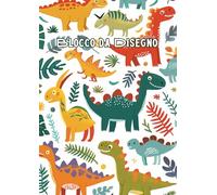 Blocco da Disegno - Dinosauri: Album Quaderno A4 per Disegnare Dipingere Scrivere & Colorare. Sketchbook Animali Dinosauro per Schizzi. Idea Regalo Bambina o Bambino