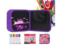 Blocco da disegno impermeabile, riutilizzabile, per bambini, multi pagina, per scrivere e dipingere, con pennarelli, per bambini, ragazzi, ragazze, viaggi, apprendimento, casa, scuola, pratica