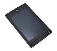 Blocco da disegno LCD, tavoletta da scrittura trasparente a un tasto, robusta per esercizi di matematica per l'allenamento di pittura(Nero)