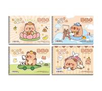 Blocco da disegno per artisti, carta spessa 100 g/m², rilegatura a doppia spirale, blocco da disegno, da viaggio, per schizzi, illustrazioni artistiche, artisti professionisti