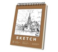 Blocco da Disegno per Schizzi con Rilegatura A Spirale Superiore7504