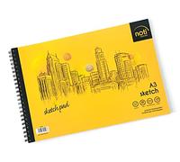 Blocco da disegno/Sketch Pad A3 con rilegatura a spirale - 50 fogli di carta liscia di alta qualità da 170 g/m² di alta qualità