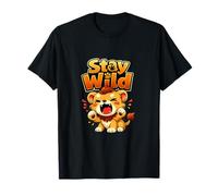 Blocco da Zampa Stay Wild Kawaii Chibi a Forma di Cucciolo di Leone Maglietta
