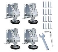 Blocco Dadi Freddo Arrotolato Acciaio Livellante 4Pcs Regolabile Mobili Cabinet