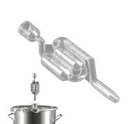 Blocco d'aria per fermentazione, fermento Air Lock per la produzione di birra e vino | Forniture ermetiche per la produzione di crauti fatti in casa birra vino decapaggio barattolo per principianti