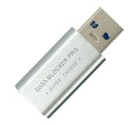 Blocco Dati USB - Adattatore Shell In Alluminio Per La Protezione Dei Dati, Dispositivo Di Sicurezza Antifurto Di Ricarica Rapida | Blocker Portatile Stabile Per Il Pubblico PC
