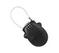 Blocco Del Casco Motociclistico - Blocco Di Sicurezza Del Cavo Compatto, Lucchetto Retrattile Leggero, Robusto Ingranaggio Di Combinazione, Dispositivo Antifurto Portatile | Codice A 3 Cifr