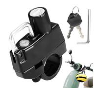 Blocco del casco motociclistico - di casco da bici protetti | Lock di caschi durabili | Mudibar anti -furto adatto per i ciclisti della moto Sicurezza di viaggio all'aperto (nero)