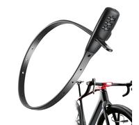 Blocco del cavo combinato - blocco della cravatta con cerniera riutilizzabile, cinturino del numero compatto | Cavo antifurto versatile per biciclette da bagaglio da porta Borsa da palestra