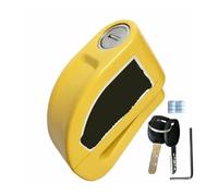 Blocco Del Freno A Disco Per Motocicletta Da 110 DB Sicurezza Per Moto Per Ruota Di Bloccadisco Lucchetto(Yellow)