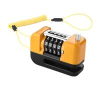 Blocco del freno per bicicletta, serratura a disco di sicurezza per bici elettrica, con combinazione, dispositivi di bloccaggio di sicurezza impermeabili, attrezzi da ciclismo per bici elettriche