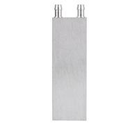 Blocco del refrigeratore d'acqua in alluminio CPU Efficiente Dissipatore di raffreddamento per PC portatile, Doppio corso d'acqua a forma di U, Velocità di fuoriuscita inferiore a 5 X 10-6 mbar. (40