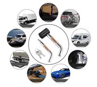 Blocco del ricevitore di traino con chiavi per ricevitori da 1-1/4",