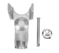 Blocco del rimorchio a collo di collo a collo d'acqua graduale regolabile a 2 pin con serratura combinata per 2 giunti 5/16 pollici atti per e rimorchi pesanti (Argent)