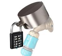 Blocco del rubinetto esterno, copertura del rubinetto con tubi con tubo d'acqua in acciaio inossidabile con blocco della password prevenire il furto di acqua esterna e l'uso non autorizzato