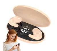 Blocco del Rumore nelle cuffie Intra-Ear | Cuffie piatte con controllo Touch Ultra comode per dormire con Microfono Invisibile in Auricolari Intrauricolari |