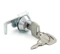blocco della camma dell'armadio, Mini serratura a camma con clip rapida for armadietto da palestra, armadietto metallico Airbox, lega di zinco cromata, 1 pezzo(Same Key)