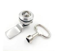 blocco della camma dell'armadio, Perno di bloccaggio a camma da 18 mm in acciaio inossidabile 304 con linguetta a chiave triangolare for armadietto della cassetta postale, 1 pezzo(A-set-h10-stainless)