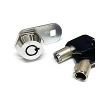 blocco della camma dell'armadio, Serratura a camma con linguetta girevole, chiave tubolare, stessa chiave for cassetti, ante, cassette postali, 1001XS, 1 pezzo