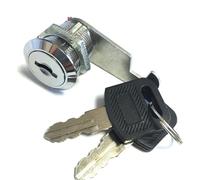 blocco della camma dell'armadio, Serratura a camma for cassetti con 2 chiavi for cassetta postale, schedario, armadietto, cassetta degli attrezzi, mobili, 16-30 mm(Key Different 25mm)