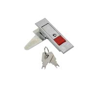 blocco della camma dell'armadio, Serratura a pulsante in lega di zinco con chiave for porta della cassetta postale elettrica, multicolore(Red With Key-zinc)