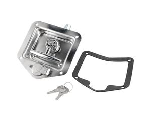 Blocco della Cassetta degli Attrezzi, Chiusura a Mantello T con Chiavi, Blocco di Piegatura per Attrezzi a Blocco a Singolo Punto di Bloccaggio in Acciaio Inossidabile per Casa Commerciale, Blocchi