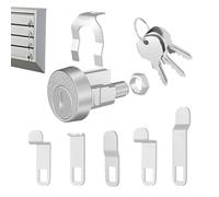 Blocco della cassetta postale - dimensione standard in lega di zinco - blocco di sicurezza | Piastra di cassette con 5 tasti-design antifurto resistente | Locks esterni - Installazione di cass