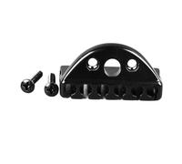 Blocco della corda di chitarra Head Design innovativo Design portatile a 6 stringa da dado (Nero)