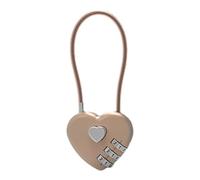 Blocco Della Password D'amore -blocco Del Codice A 3 Cifre, Codice A 3 Cifre Landlock Heart Love | D Lock Tra Te E Combinazione Concentrica Per Borse Scuola, Zaini E Valigie.