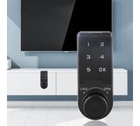 Blocco della Porta di Sicurezza, 3,74 X 1,38 X 0,60 Pollici di Gestione della Password Blocco del Gabinetto, Piscina Centrale da Bagno Spa/sauna per Agente (Dimensione dell'installazione L =
