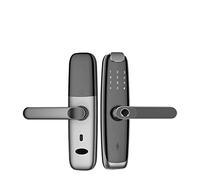 Blocco della porta intelligente WiFi for smart home biometrica blocco della porta di impronta digitale con impronta digitale/password/RFID Carta/chiave/App,Sicurezza(22 x180(50 50))