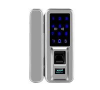 Blocco delle impronte digitali Touch screen Smart Lock senza chiave con tastiera e schermo LCD for casseforti for porte biometriche Installazione semplice fai da te(TypeA)