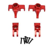 Blocco dello sterzo anteriore e supporto del posteriore per MJX 1/14 14209 14210, kit di ricambi in lega di alluminio con coppette dello sterzo e supporti del