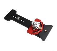 Blocco di arresto per guida angolare a 90 gradi in alluminio CNC per seghe circolari e cingolate, maschera quadrata regolabile da 15 a 60 gradi per la lavorazione del legno, per accessori per sega a