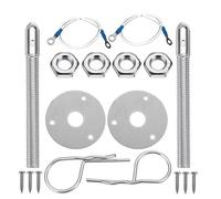 Blocco di Blocco per Cofano Kit di bloccaggio del Cofano per Piastra di Montaggio del Perno del Cofano in Acciaio Inossidabile Stile Racing Universale per Auto Blocco Cofano