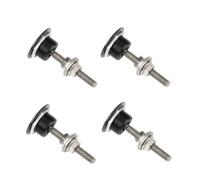 Blocco di Blocco per Cofano Kit di Clip di bloccaggio per perni del Cofano con Pulsante Universale da 32 mm, Serratura del Cofano Motore, Chiusura Rapida per Auto HL-1002 Blocco Cofano(4PC-BK)