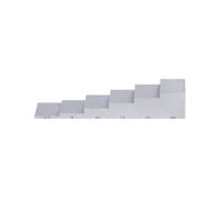 Blocco di calibrazione lineare da 1 pezzo for macchina, 6 gradini 2,5 mm-5 mm-10 mm-15 mm-20 mm-25 mm Blocco di misura dello spessore in acciaio 1018