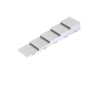 Blocco di calibrazione Ut, cuneo a gradini for accessori for prove non distruttive, misuratore di spessore ultrasonico per macchinisti e metalmeccanici