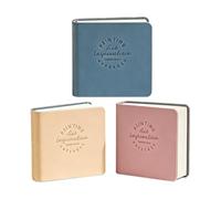 Blocco di carta acquerello per schizzi, set di 3 quaderni pressati a freddo, copertina rigida, 5 x 5 cm, blocco di carta acquerello, formato tascabile, per lezioni, viaggi, scuola, disegno, schizzi