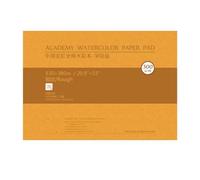 Blocco di carta per acquerello in cotone da 300 g, 20 fogli senza acidi, multiuso, album per schizzi per pittura ad acquerello, per artisti, carta artistica in cotone