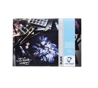 Blocco di carta per acquerello Van Gogh, 140lb., carta nera, 12 fogli, 8,3" x 11,7" / A4