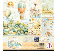 Blocco di Carte Scrap Lunibloom Paper Pad cm 30 x 30 bambini
