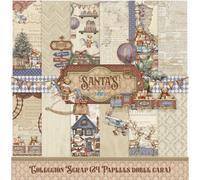Blocco di carte Scrap Santa's Workshop cm 20 x 20