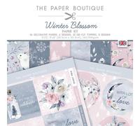 Blocco di carte Scrap Winter Blossom Paper Kit 20 x 20