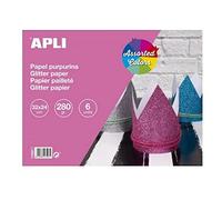Blocco di cartoncini Blocco di carta con glitter argento