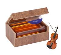 Blocco di colofonia per violino, accessori per strumenti musicali, colofonia naturale per violino, accessori per violino, luce per colofonia per violino, viola