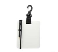 Blocco di comunicazione subacqueo per subacquei in ardesia con matita per la registrazione di informazioni importanti (nero S)