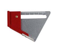 Blocco di configurazione del router in lega di alluminio e calibro per sega da tavolo, 8,6 x 2,5 x 9,8 cm, strumento di marcatura per la lavorazione del legno per ricerca centrale, layout e Preci(nero