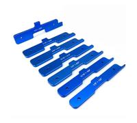 Blocco di configurazione della tavola del router 7Pcs Alluminio Precisioni Configurazione Block Misuratore di altezza per Router Tavolo Cutter Accessori Precisioni