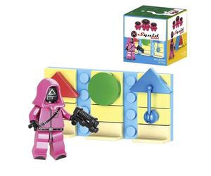 Blocco di costruzione Dam Electronics Squid LK2 32 pezzi - Vigilante triangolo e diorama